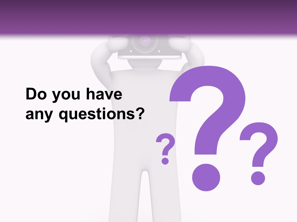 A Person Holding A Camera Up To Their Face PowerPoint Template