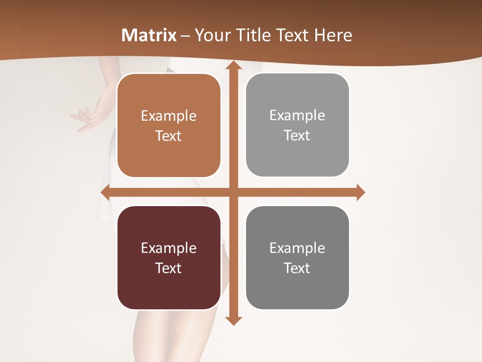 Years Females Mid PowerPoint Template