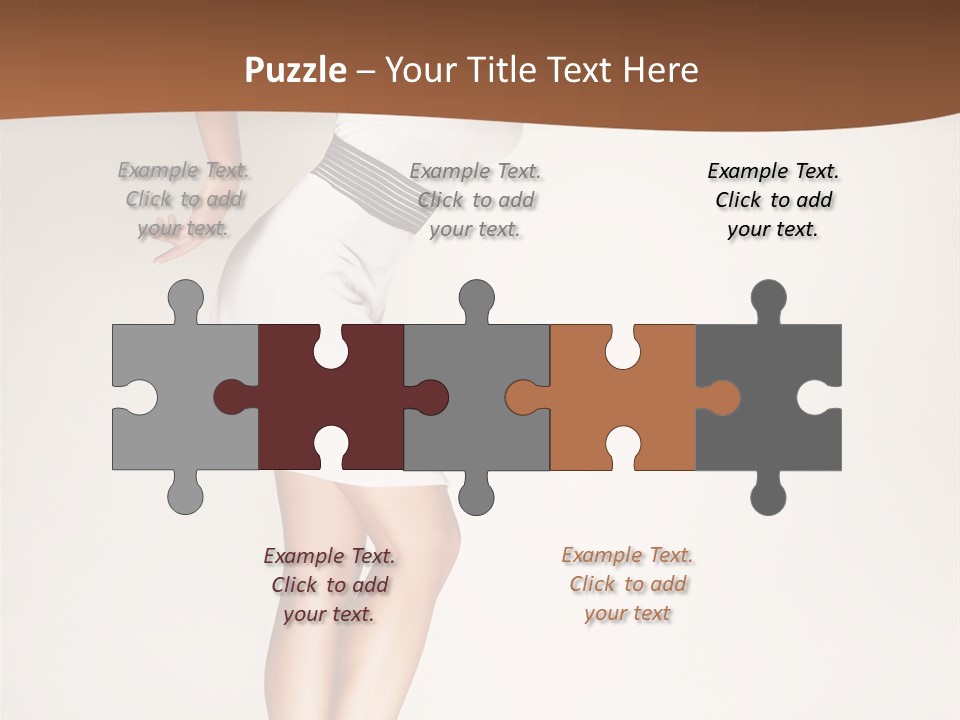 Years Females Mid PowerPoint Template