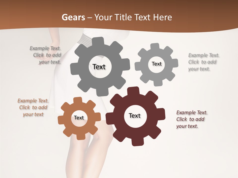 Years Females Mid PowerPoint Template