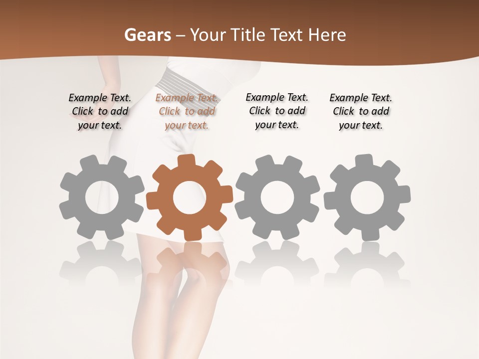 Years Females Mid PowerPoint Template