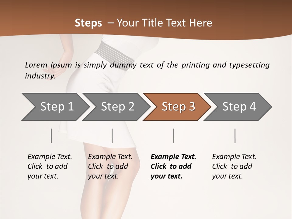 Years Females Mid PowerPoint Template