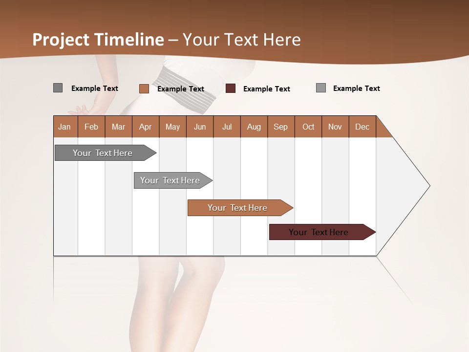 Years Females Mid PowerPoint Template