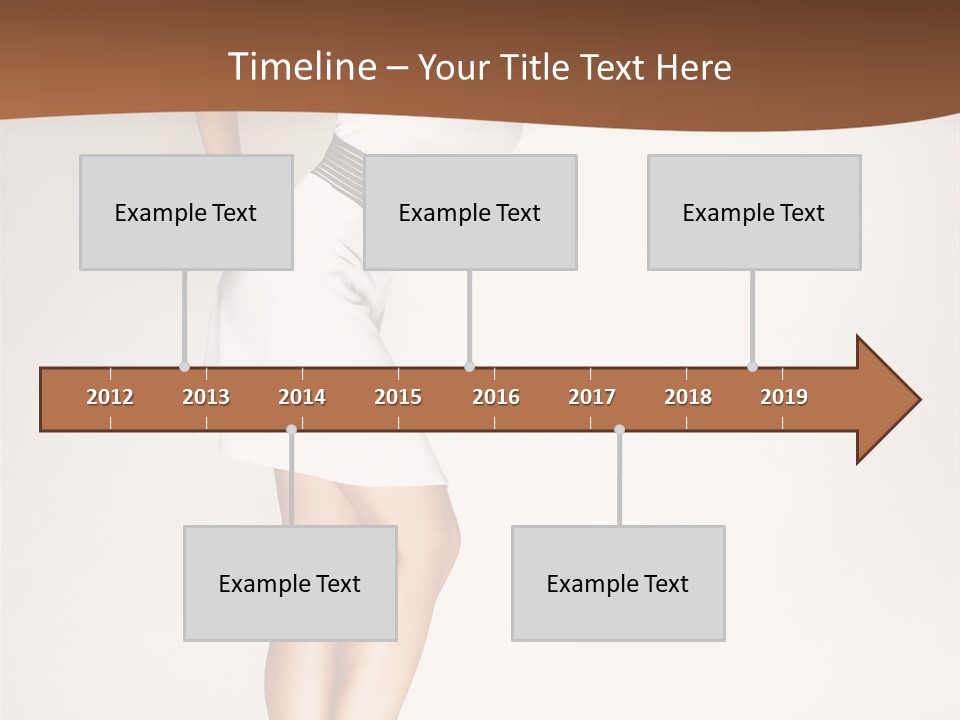 Years Females Mid PowerPoint Template