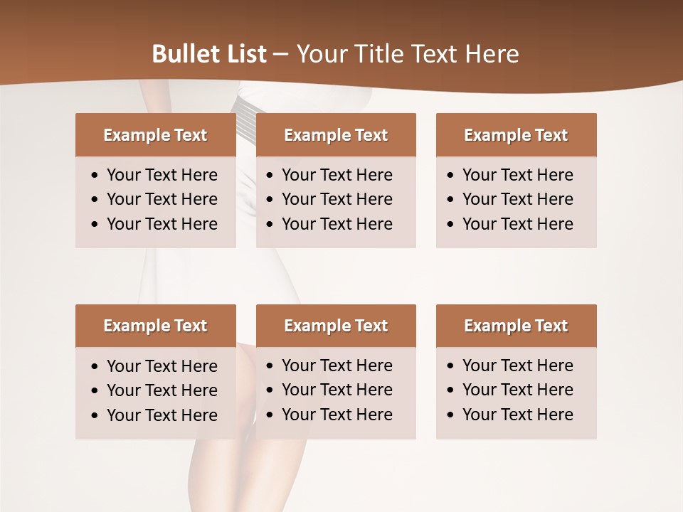 Years Females Mid PowerPoint Template