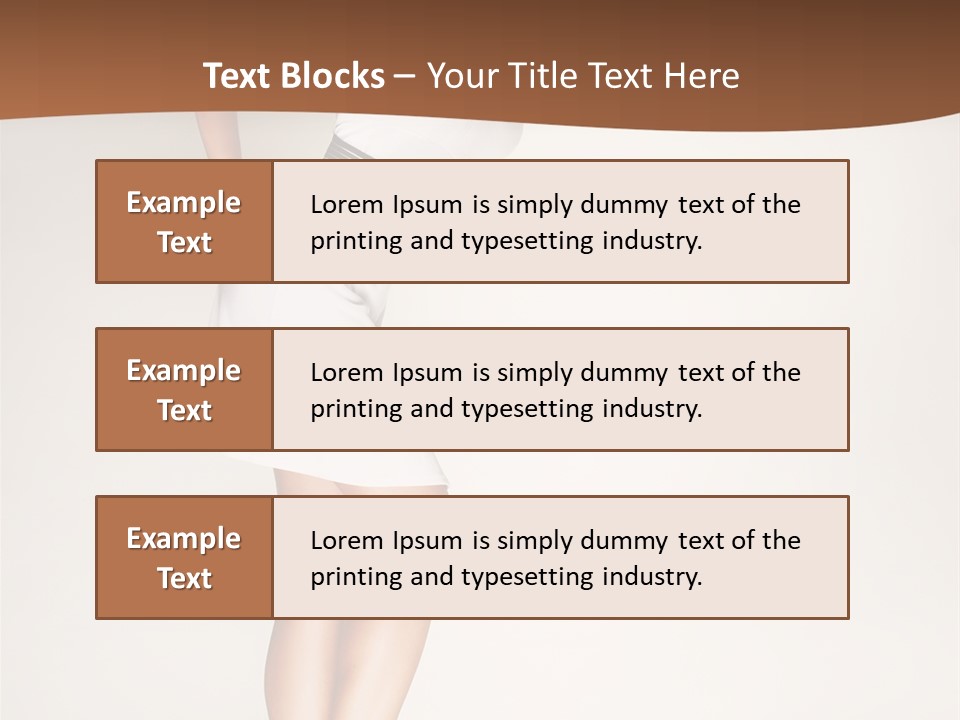 Years Females Mid PowerPoint Template