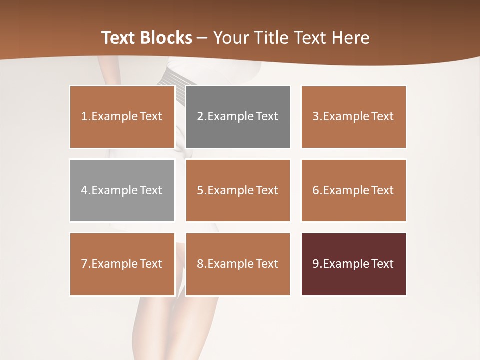 Years Females Mid PowerPoint Template