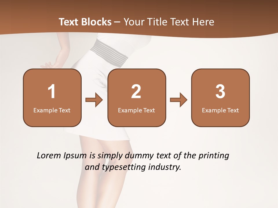 Years Females Mid PowerPoint Template