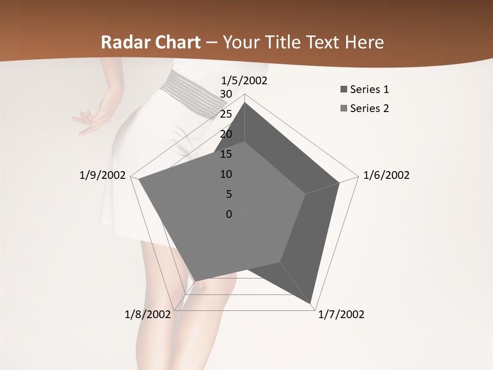 Years Females Mid PowerPoint Template