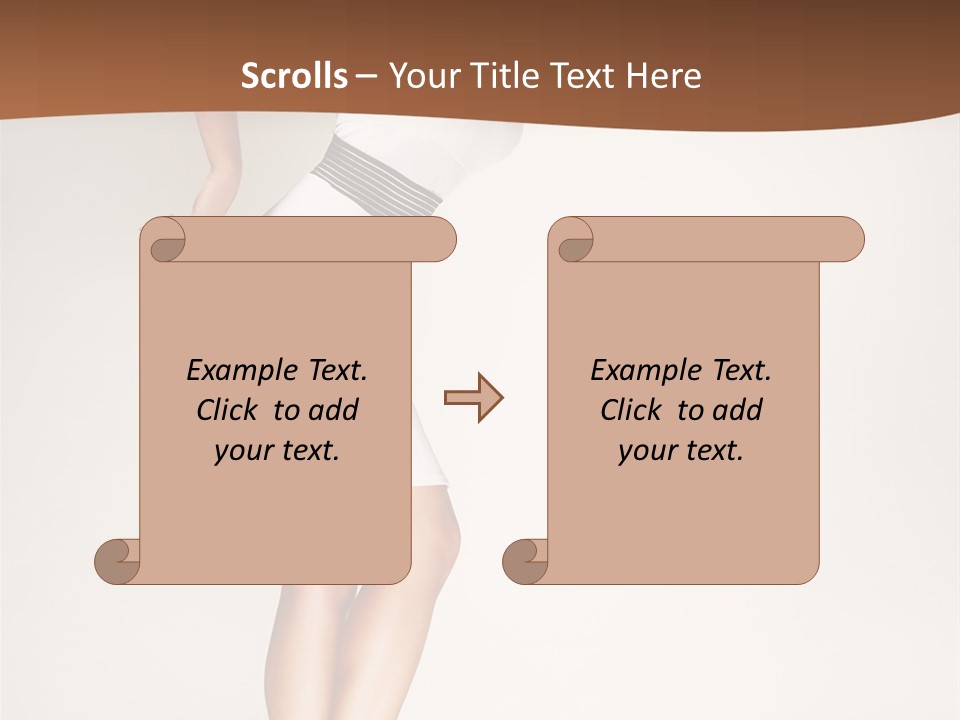Years Females Mid PowerPoint Template