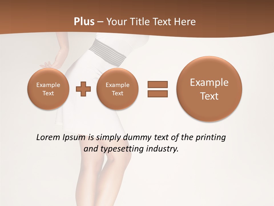Years Females Mid PowerPoint Template