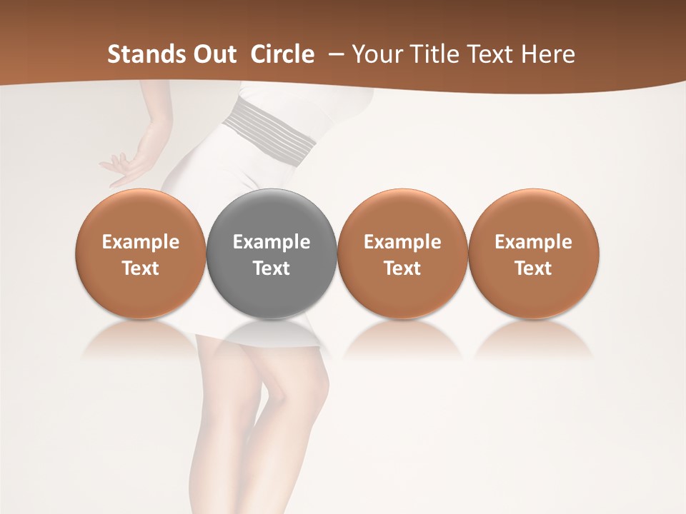 Years Females Mid PowerPoint Template