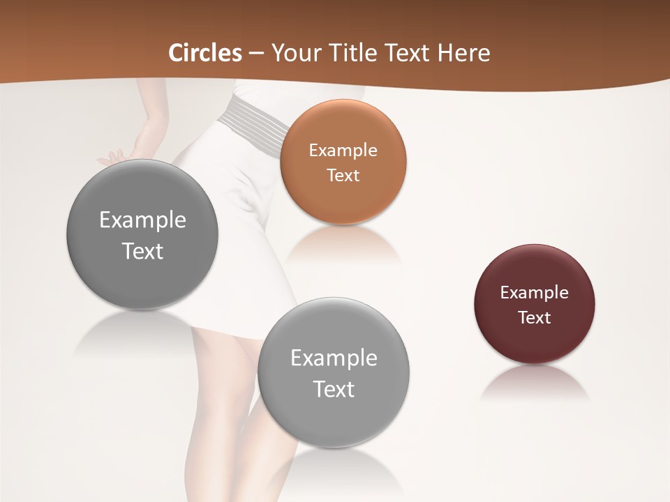 Years Females Mid PowerPoint Template