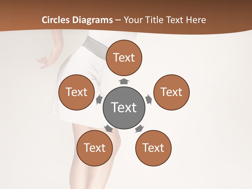 Years Females Mid PowerPoint Template