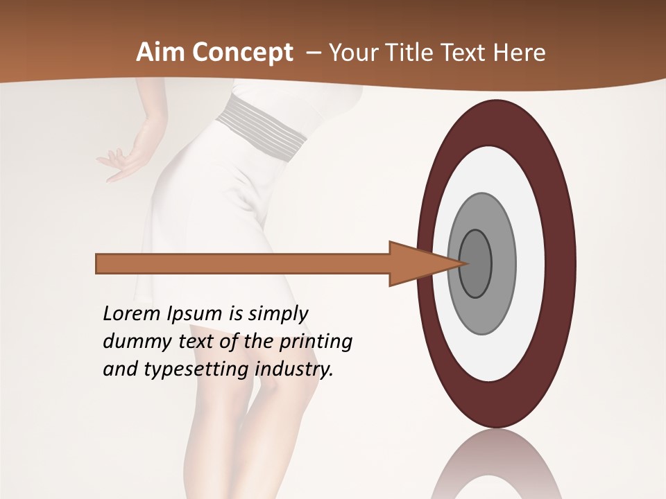 Years Females Mid PowerPoint Template