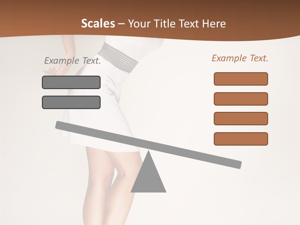 Years Females Mid PowerPoint Template