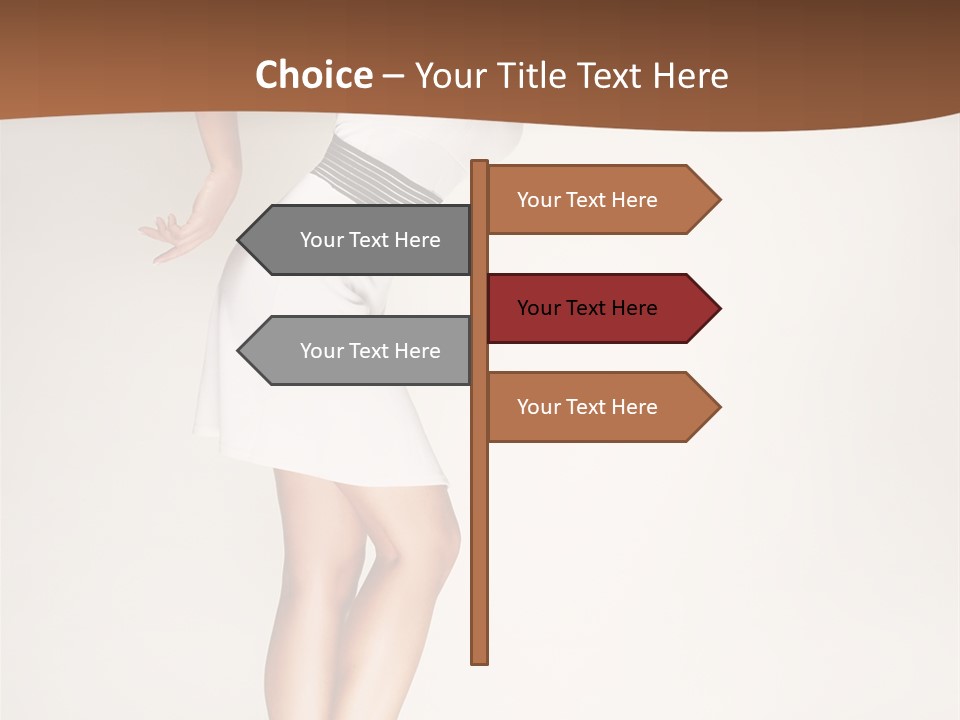 Years Females Mid PowerPoint Template