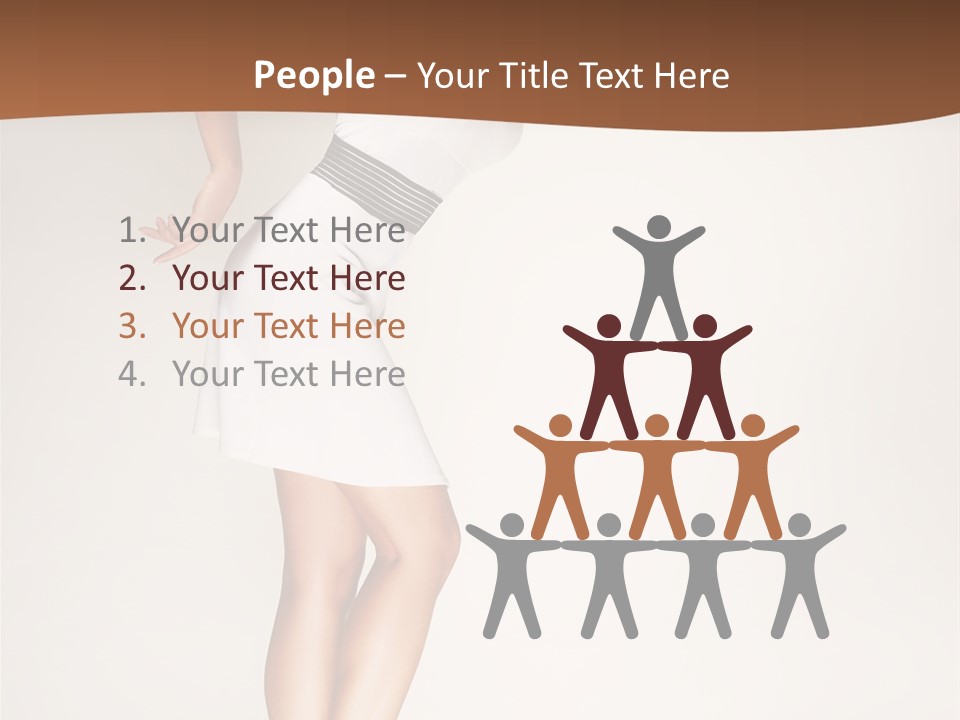 Years Females Mid PowerPoint Template