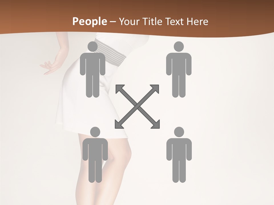 Years Females Mid PowerPoint Template