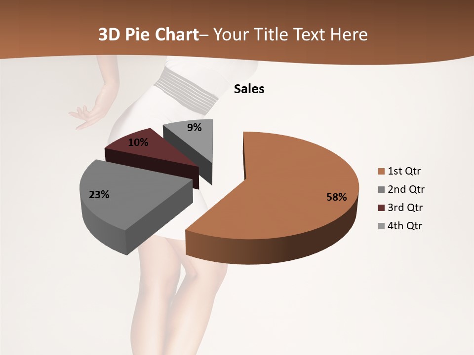 Years Females Mid PowerPoint Template