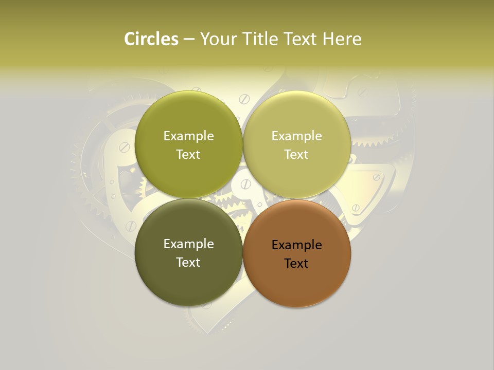 Heartshaped Detail Precision PowerPoint Template