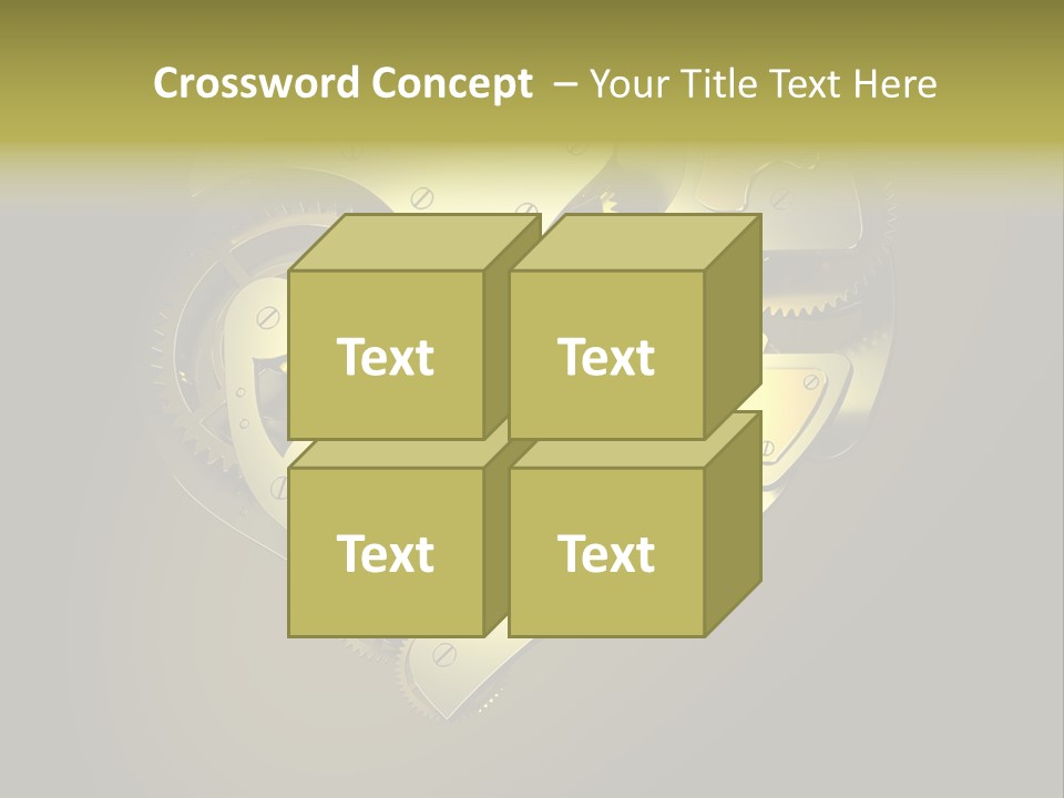 Heartshaped Detail Precision PowerPoint Template