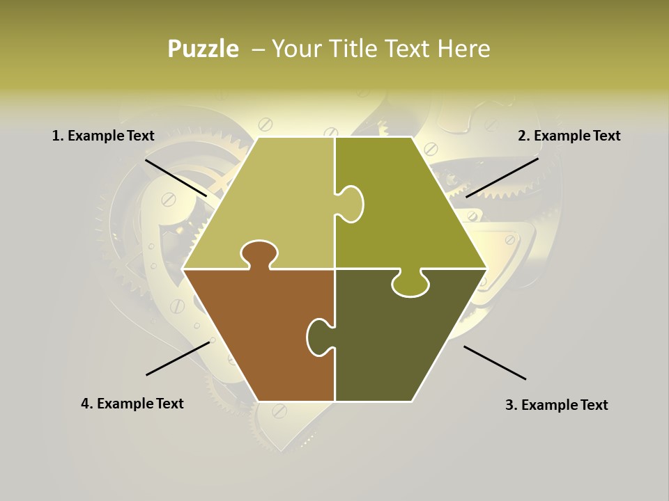 Heartshaped Detail Precision PowerPoint Template