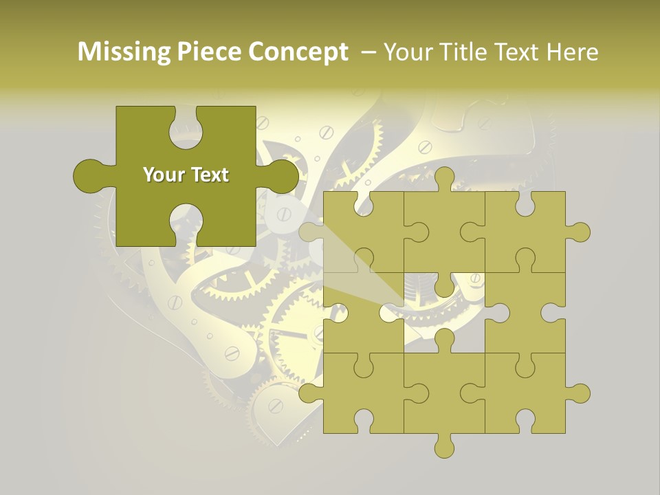 Heartshaped Detail Precision PowerPoint Template