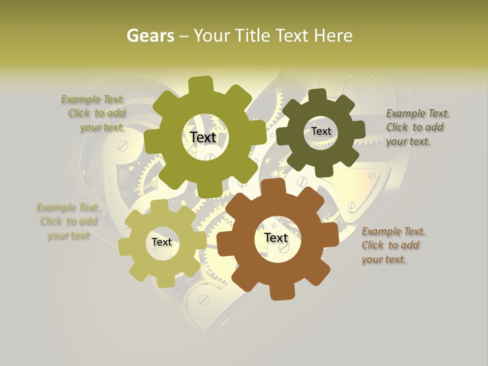 Heartshaped Detail Precision PowerPoint Template