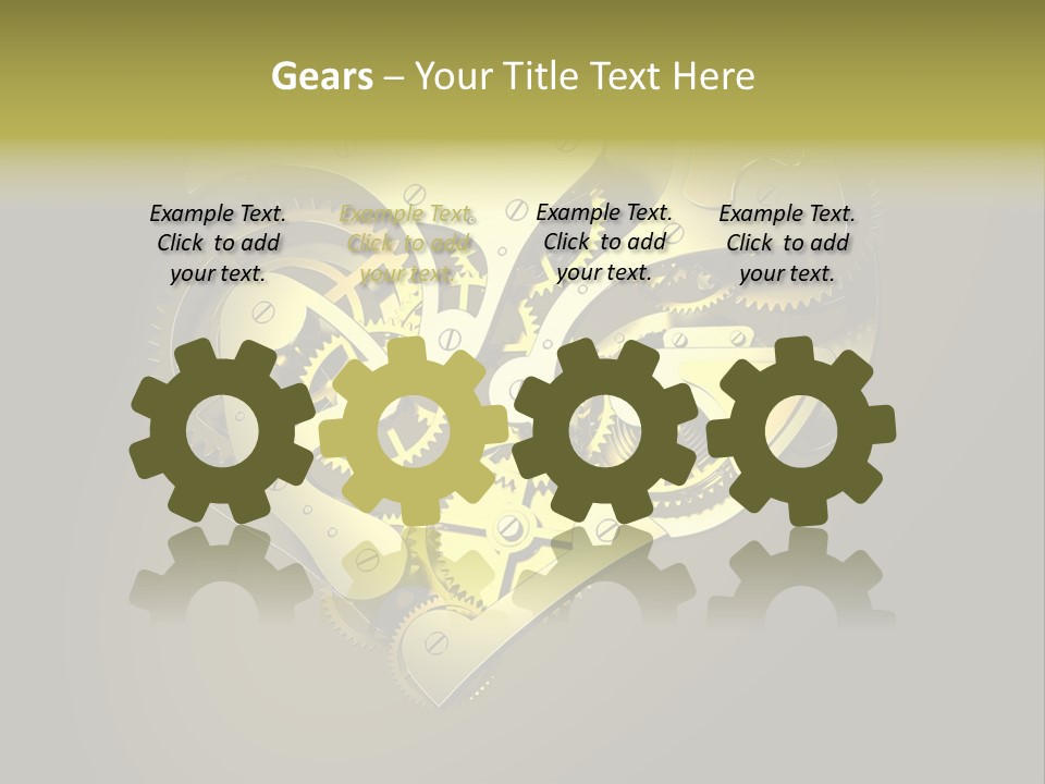 Heartshaped Detail Precision PowerPoint Template