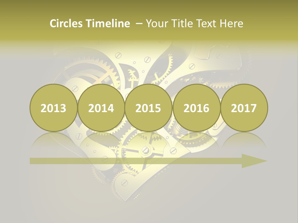 Heartshaped Detail Precision PowerPoint Template