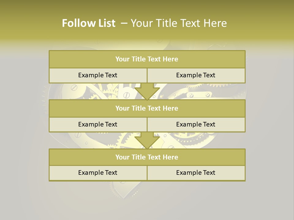 Heartshaped Detail Precision PowerPoint Template