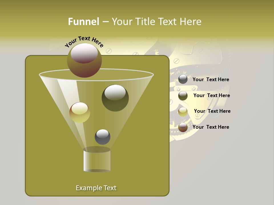 Heartshaped Detail Precision PowerPoint Template