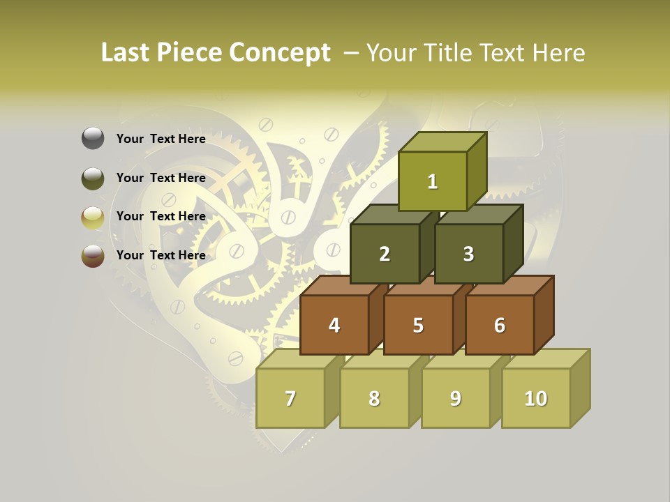 Heartshaped Detail Precision PowerPoint Template