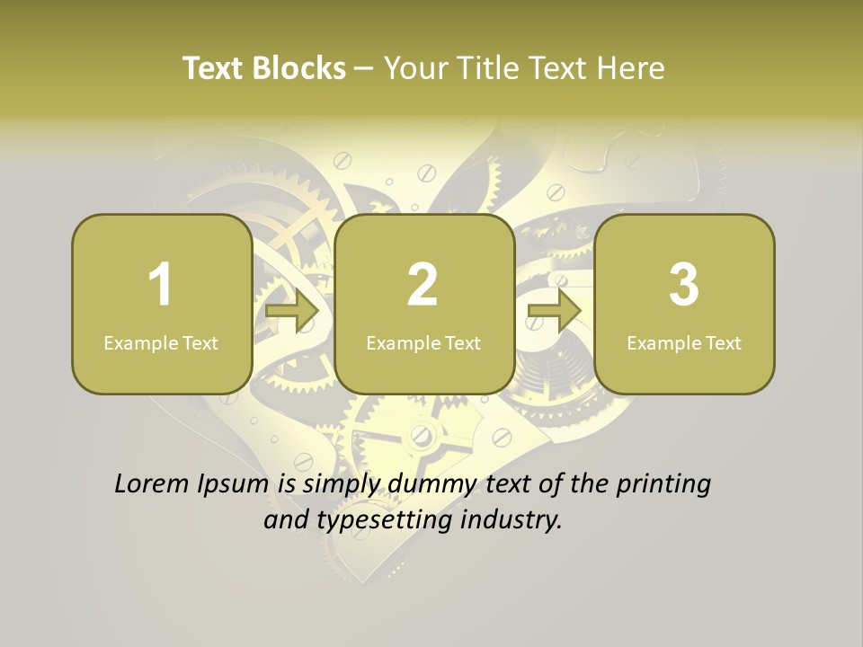 Heartshaped Detail Precision PowerPoint Template