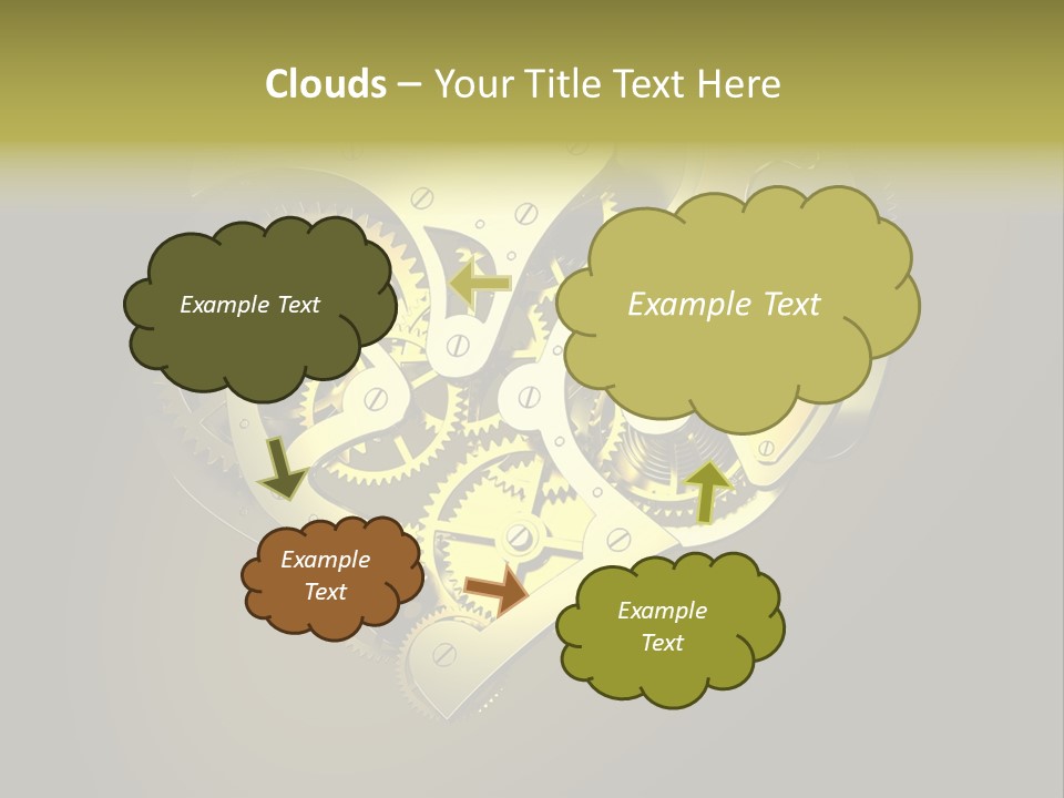 Heartshaped Detail Precision PowerPoint Template