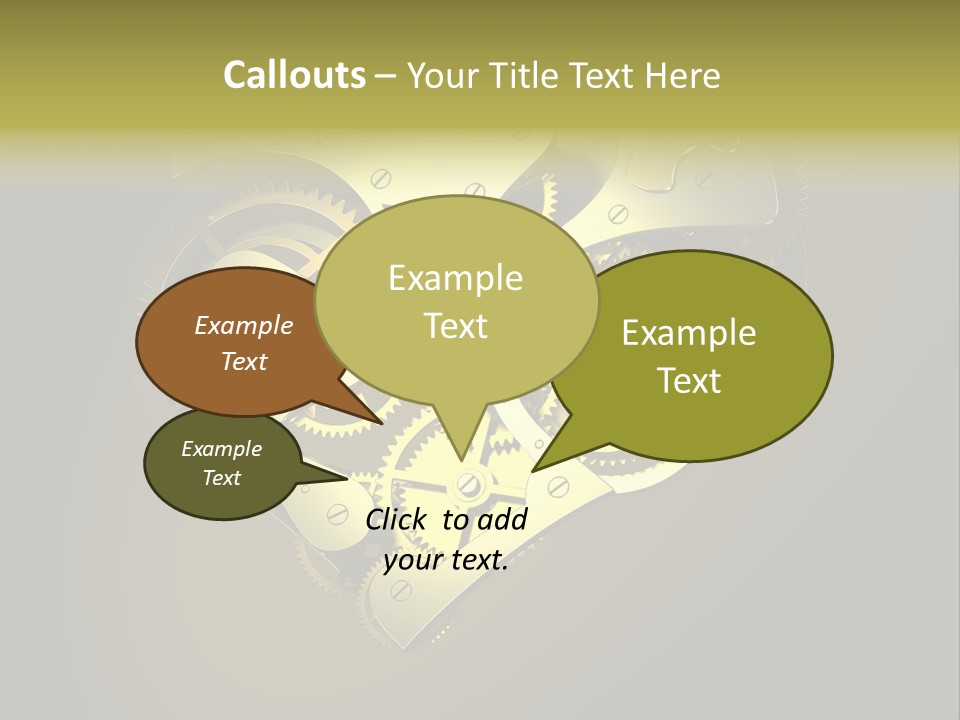 Heartshaped Detail Precision PowerPoint Template
