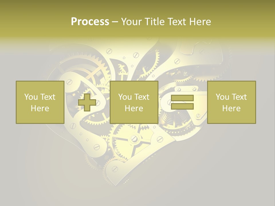 Heartshaped Detail Precision PowerPoint Template
