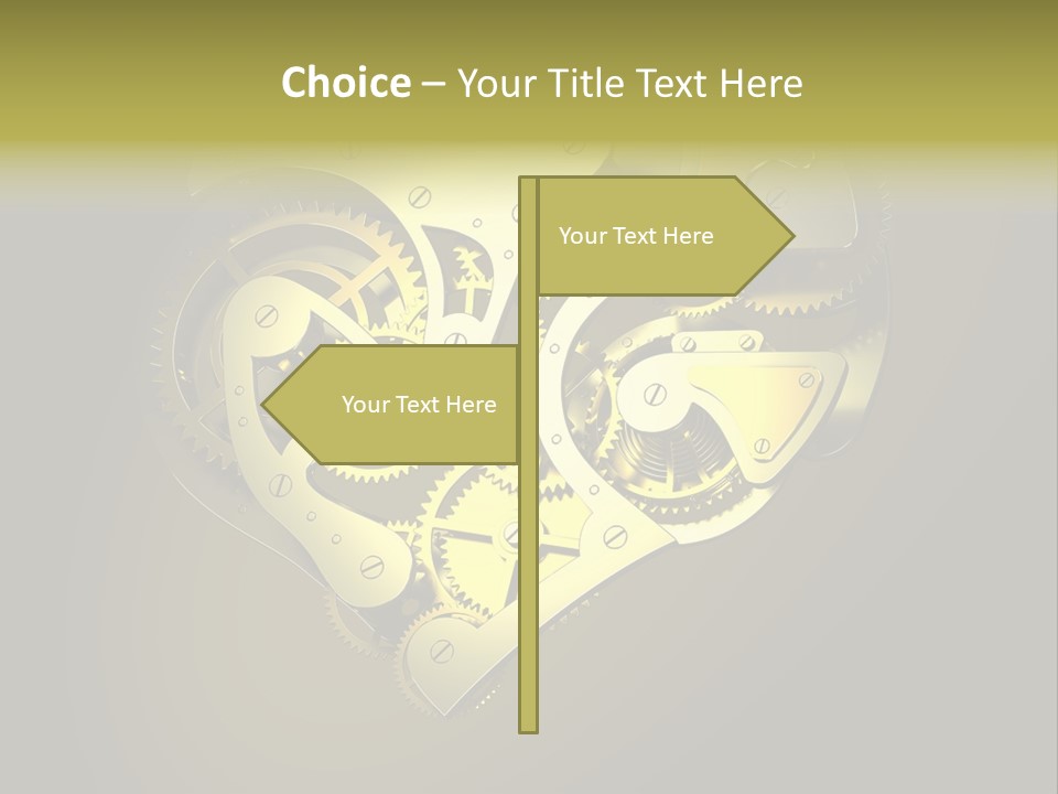 Heartshaped Detail Precision PowerPoint Template