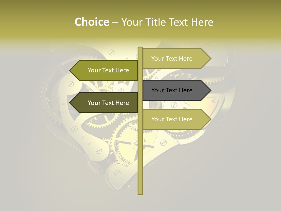 Heartshaped Detail Precision PowerPoint Template