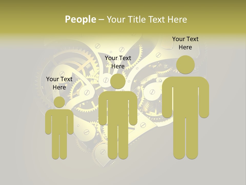 Heartshaped Detail Precision PowerPoint Template