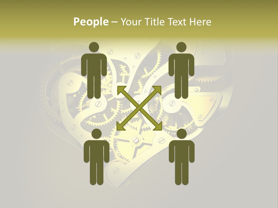 Heartshaped Detail Precision PowerPoint Template