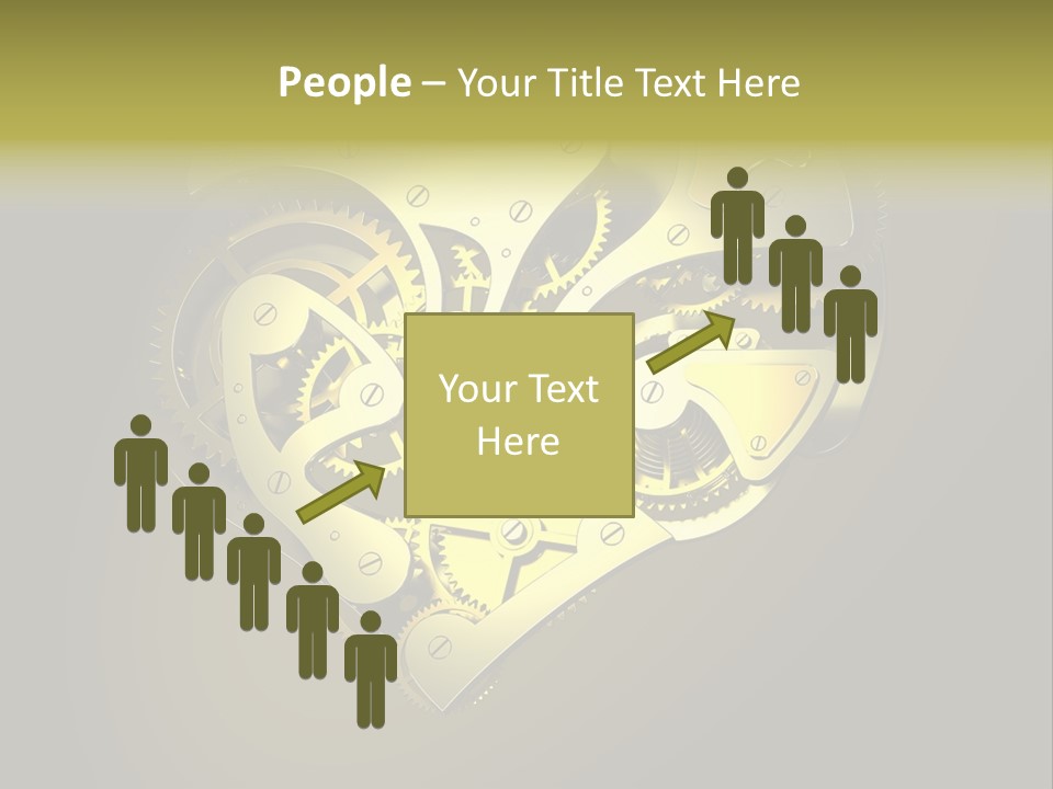 Heartshaped Detail Precision PowerPoint Template