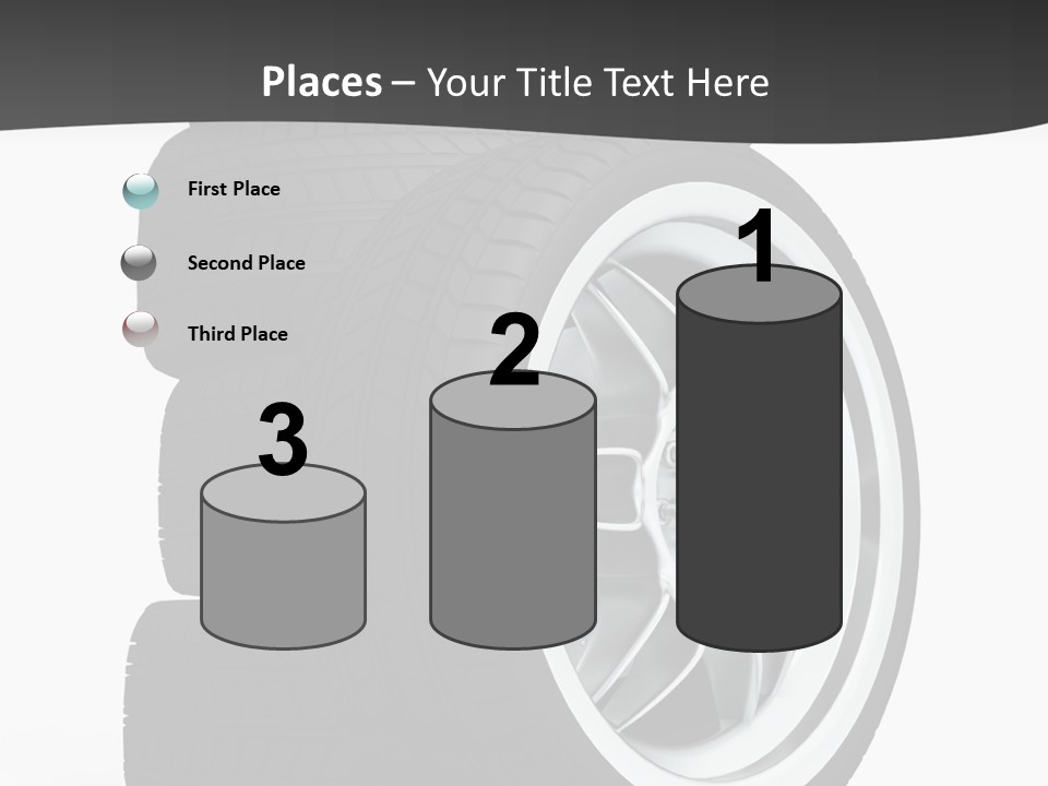 Wheels Tread Transport PowerPoint Template