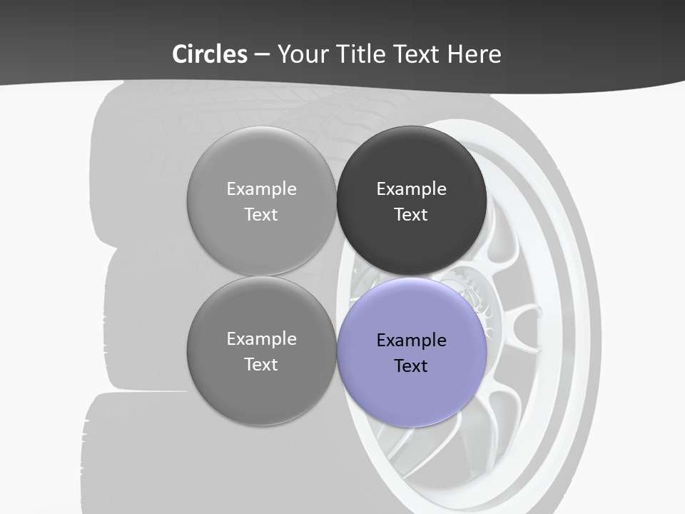 Wheels Tread Transport PowerPoint Template