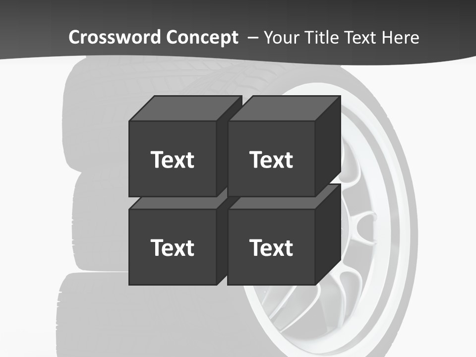 Wheels Tread Transport PowerPoint Template