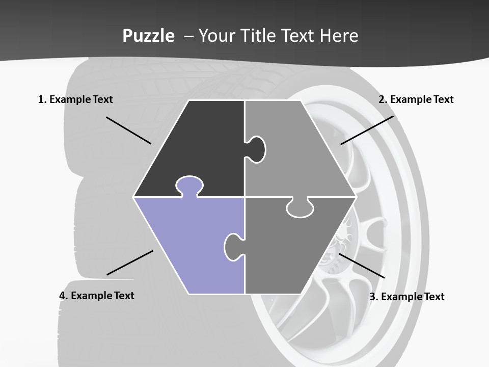 Wheels Tread Transport PowerPoint Template