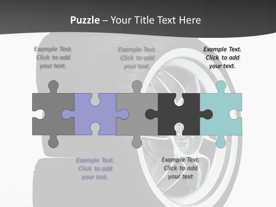 Wheels Tread Transport PowerPoint Template