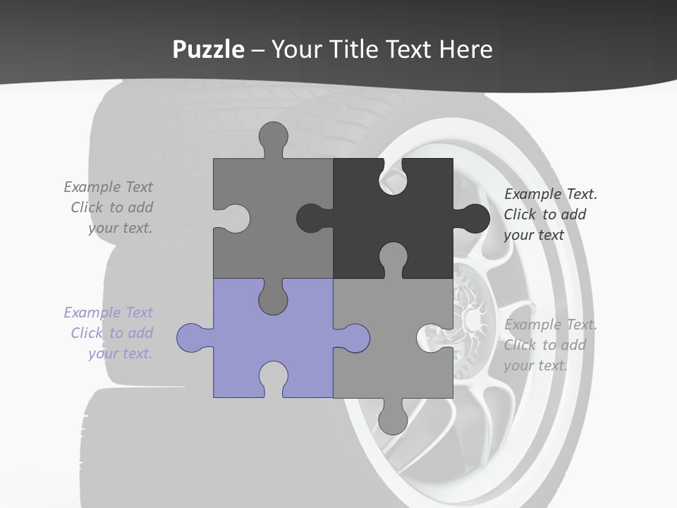 Wheels Tread Transport PowerPoint Template