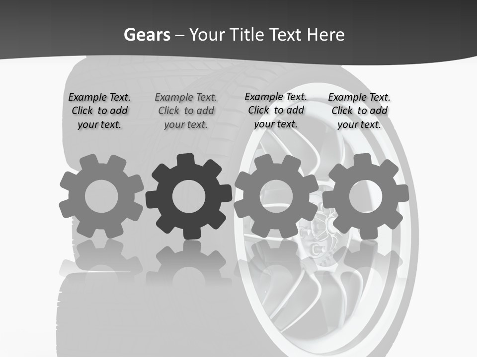 Wheels Tread Transport PowerPoint Template